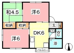 トップザクリーンⅠの物件間取画像